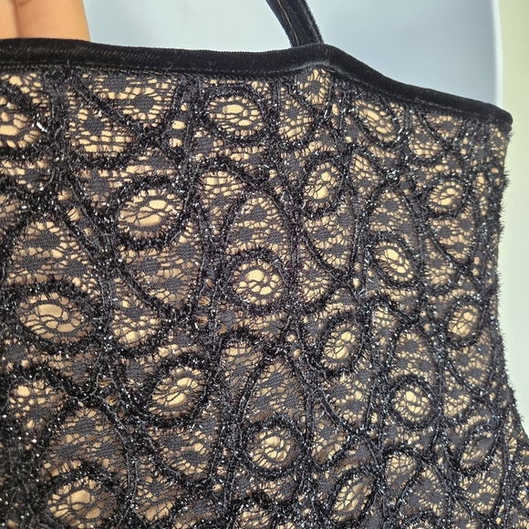 Vtg 90s Black Velvet Asymmetrical Maxi Dress Womens M Formal Whimsigoth Cocktail - Picture 6 of 10